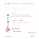 Pendientes de perlas para novias en plata con roseta topacios (79B0601TE1)