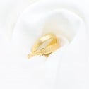 Alianza de boda con diamante oro 4 mm (55401001)