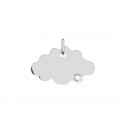Colgante de plata nube con circonita (248400100)