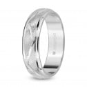 Alianza de plata diseño zig-zag 5 mm (5750138-337270)