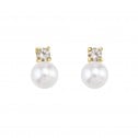 Pendientes de Novia con diamantes y perlas (75A0101P)