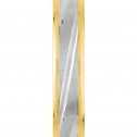 Alianza boda bicolor dos oros rayado mate-brillo 4 mm (5240329)