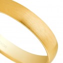 Alianza de oro amarilla efecto satinada 4mm confort (5640001S)