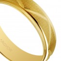 Alianza de boda en oro diseño zigzag 5mm (5150138)