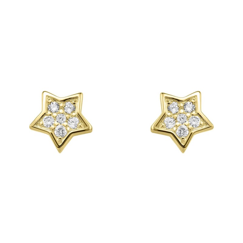 Pendientes Estrella diamantes oro Argyor Tipo de piedra Circonita