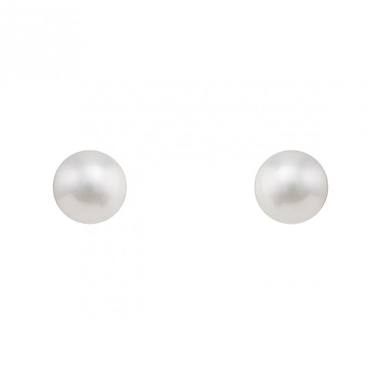 Pendientes de plata dorada con Perlas de 8mm (6A8307303C)