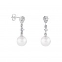 Pendientes para novia en plata y perlas (79B0201TD1) 2