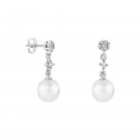 Pendientes para novia en plata y perlas (79B0601TD1) 2